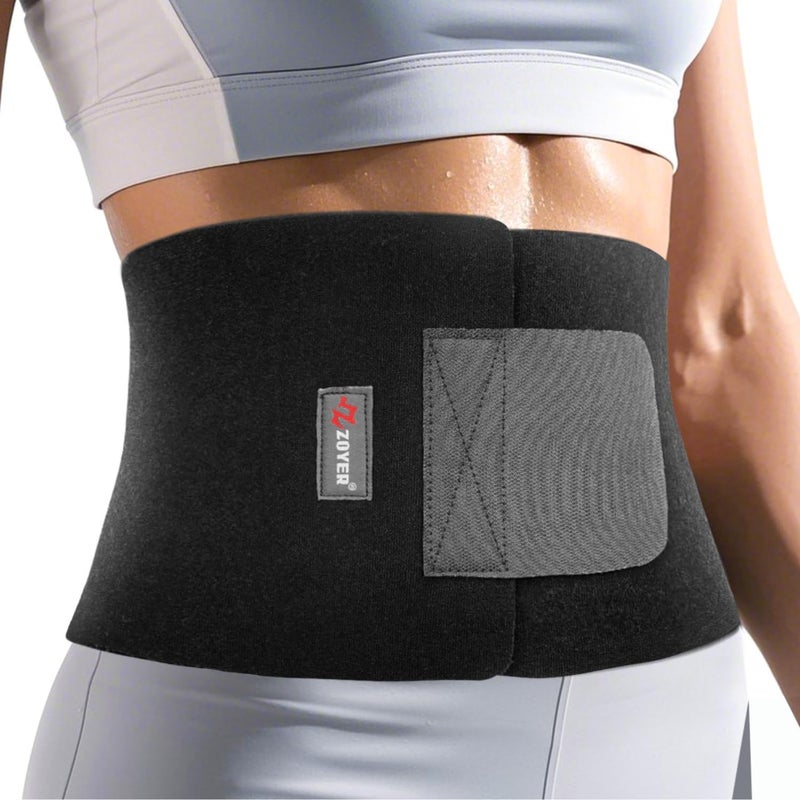 ZOYER Waist Trainer for Women Lower Belly Fat, Sweat Band for Stomach Weight Loss, Sweat More, Increase Core Stability - Image 1